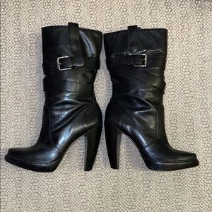KORS Michael Kors black heeled boots